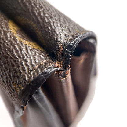 Second hand Louis Vuitton Vintage Canvas Folding Wallet Monogram - Tabita Bags