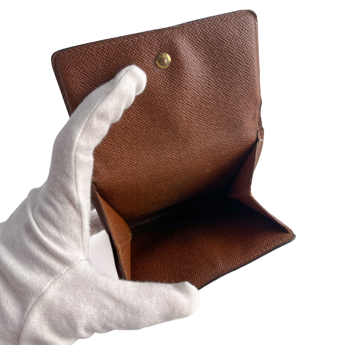 Second hand Louis Vuitton Vintage Canvas Folding Wallet Monogram - Tabita Bags