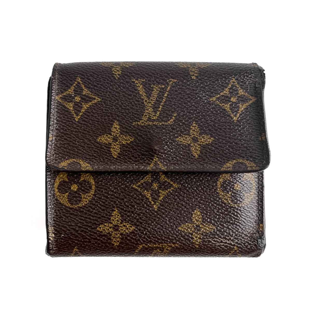 Second hand Louis Vuitton Vintage Canvas Folding Wallet Monogram - Tabita Bags