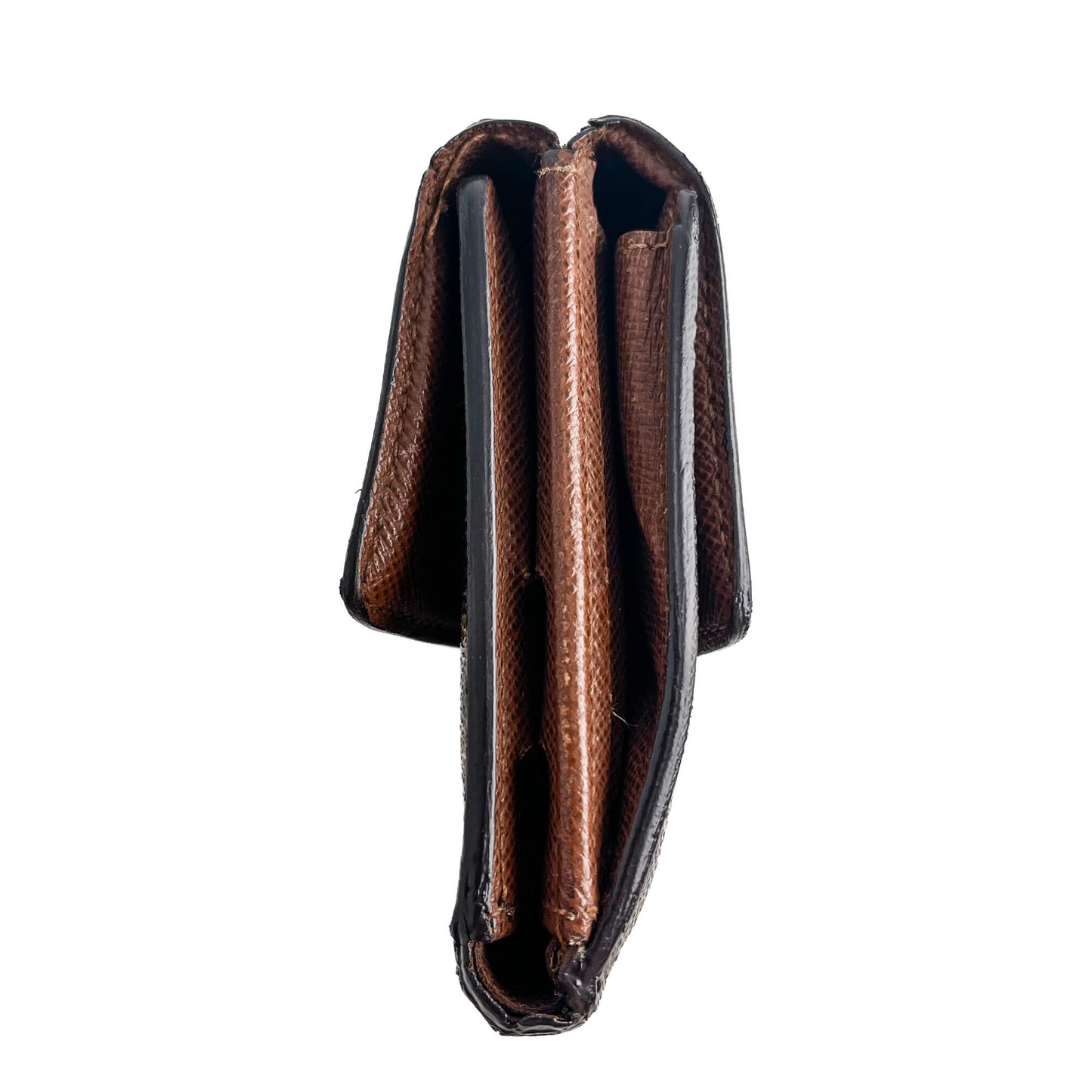 Second hand Louis Vuitton Vintage Canvas Folding Wallet Monogram - Tabita Bags