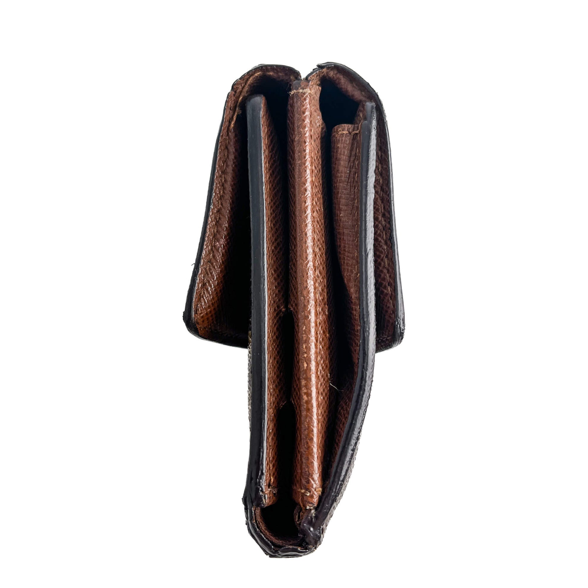 Second hand Louis Vuitton Vintage Canvas Folding Wallet Monogram - Tabita Bags