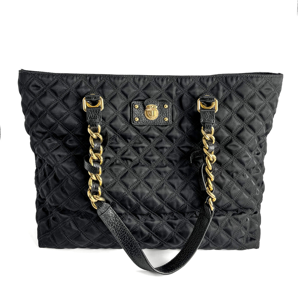 Second hand Marc Jacobs Tote Shoulder Bag Nylon Black - Tabita Bags