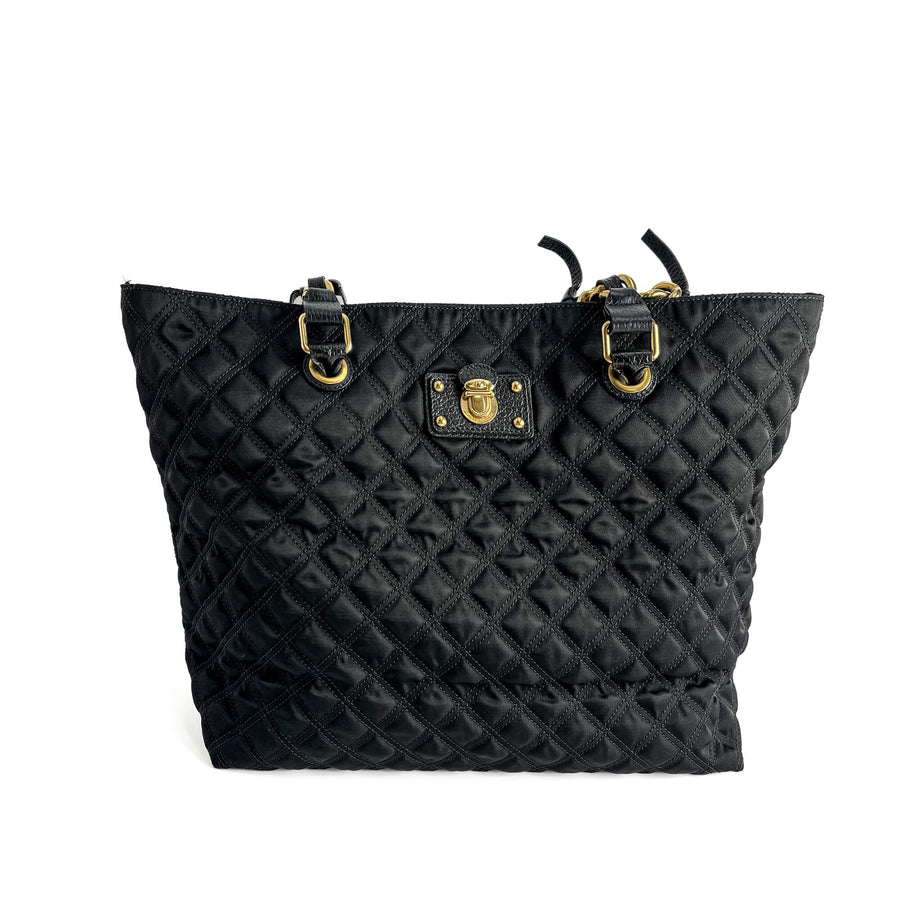 Second hand Marc Jacobs Tote Shoulder Bag Nylon Black - Tabita Bags