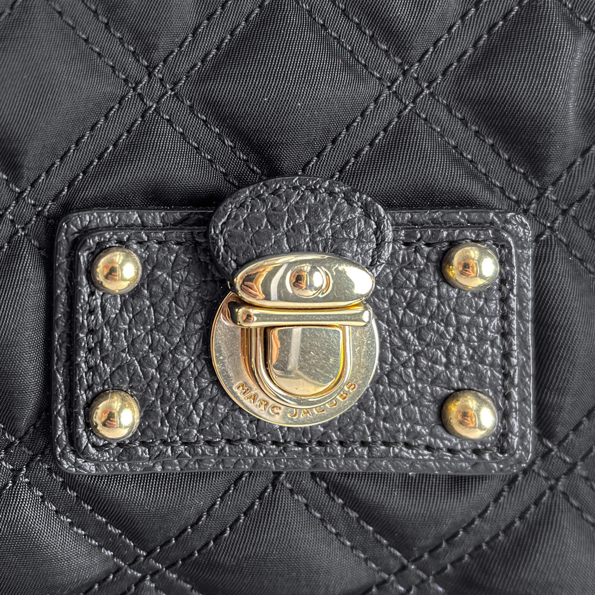 Second hand Marc Jacobs Tote Shoulder Bag Nylon Black - Tabita Bags