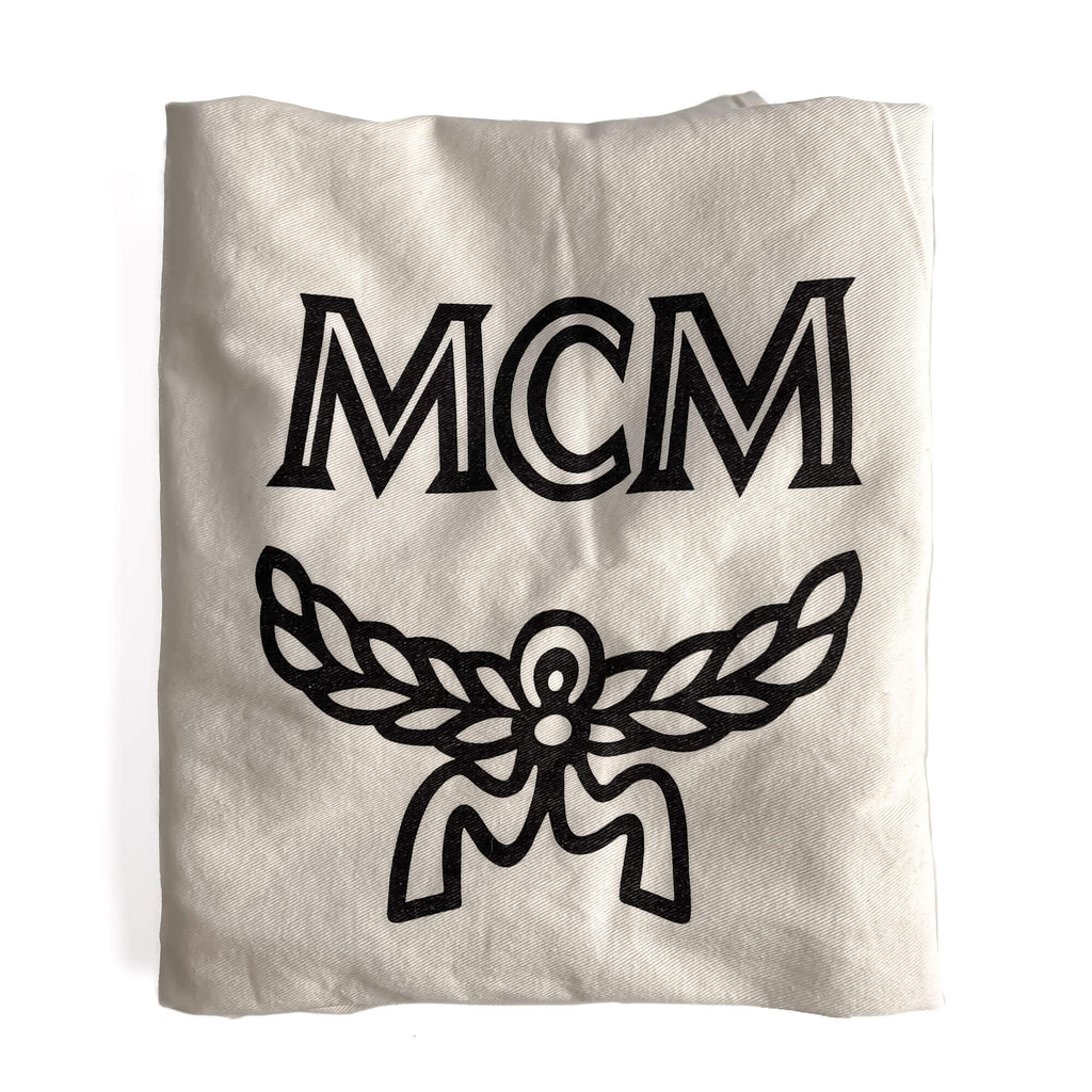Second hand MCM Stark Medium Visetos Canvas Backpack Metallic - Tabita Bags