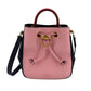 Second hand Mulberry Hampstead Mini 2 - Ways Bucket Bag Blue Navy, pink and red. - Tabita Bags