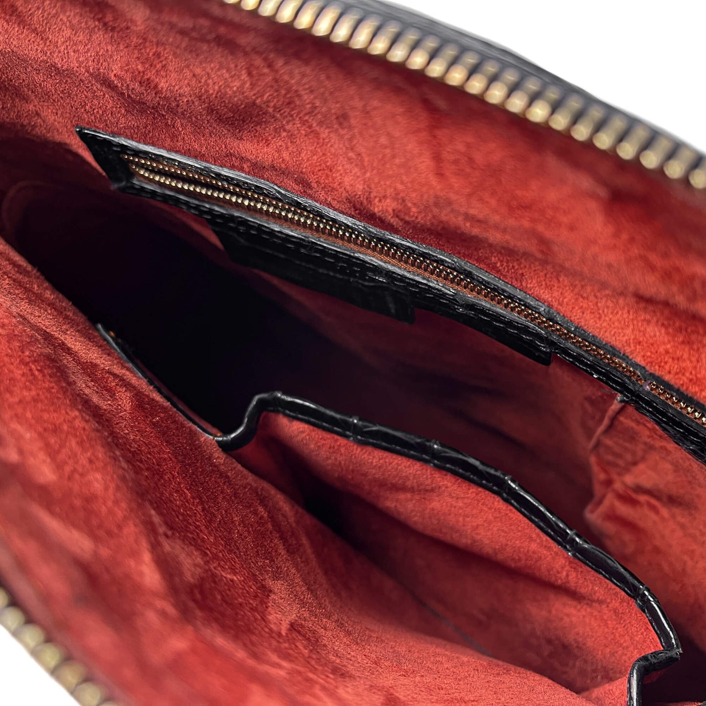 Second hand Nancy Gonzales Top - handle Exotic Leather Handbag Black - Tabita Bags