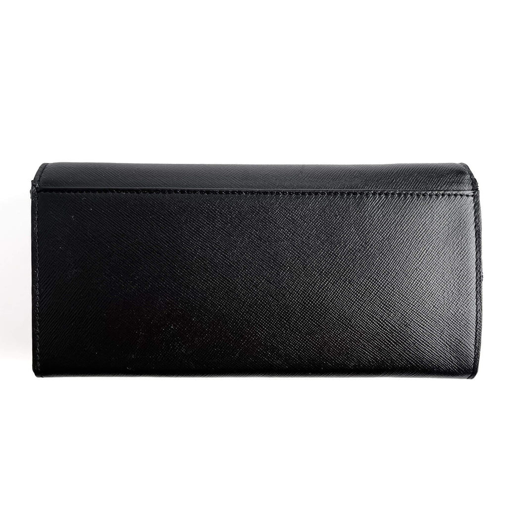 Second hand Philipp Plein Hexagon Saffiano leather Leather 2 - Ways Wallet on Chain Crossbody Black - Tabita Bags