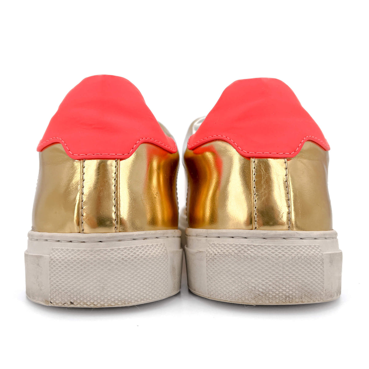 Second hand Philipp Plein Leather Sneakers 38 Gold - Tabita Bags