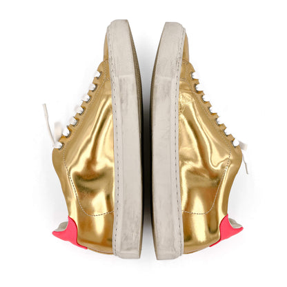 Second hand Philipp Plein Leather Sneakers 38 Gold - Tabita Bags