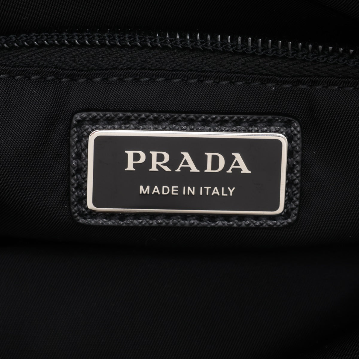 Second hand Prada Belt Bag Re - Nylon and Saffiano Leather Black - Tabita Bags