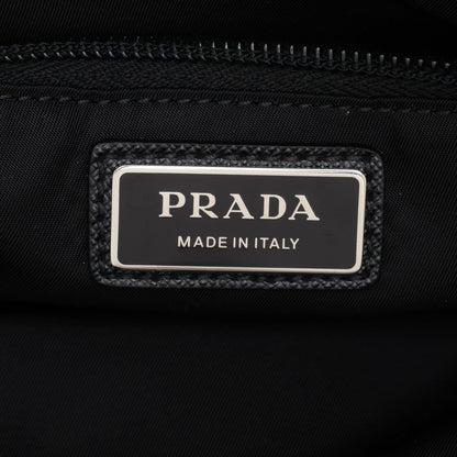 Second hand Prada Belt Bag Re - Nylon and Saffiano Leather Black - Tabita Bags