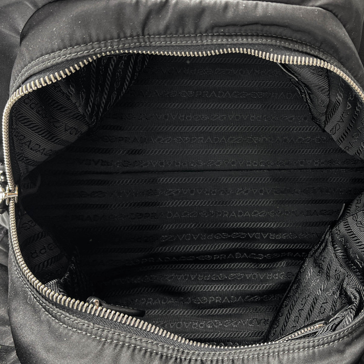 Second hand Prada Bowler Handbag Econyl Nylon Black - Tabita Bags