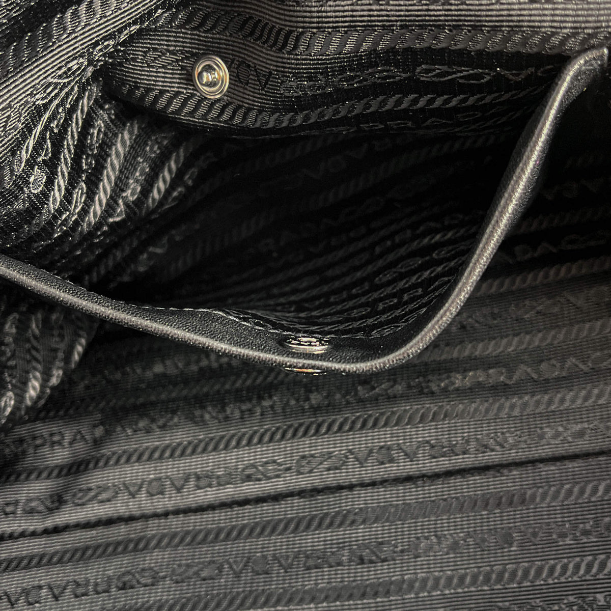 Second hand Prada Bowler Handbag Econyl Nylon Black - Tabita Bags