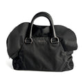 Second hand Prada Bowler Handbag Econyl Nylon Black - Tabita Bags
