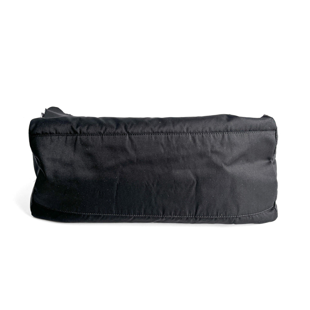 Second hand Prada Bowler Handbag Econyl Nylon Black - Tabita Bags