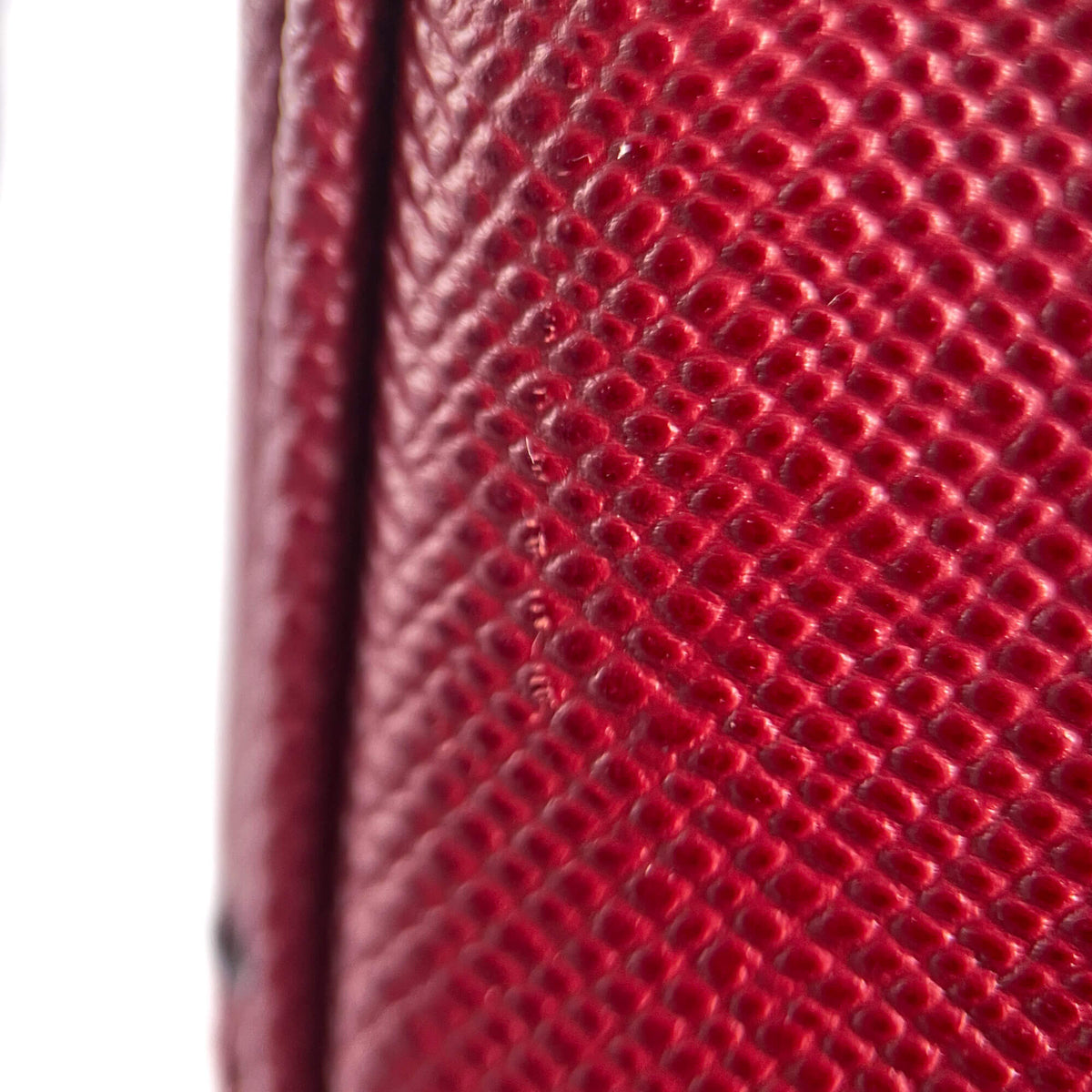 Second hand Prada Double Saffiano Leather Tote Handbag Burgundy - Tabita Bags
