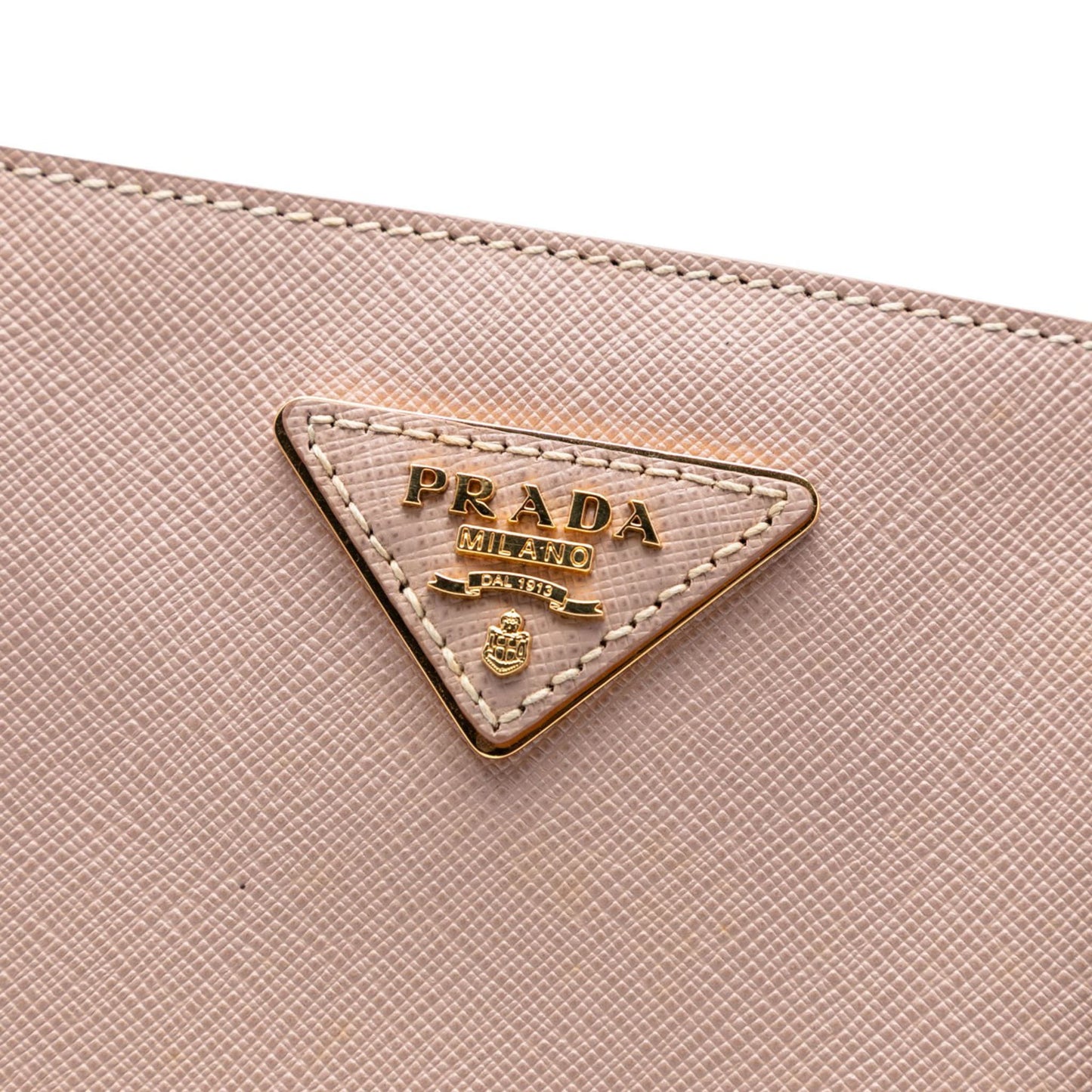 Second hand Prada Galleria Large Saffiano Lux Leather Tote Handbag Brown - Tabita Bags