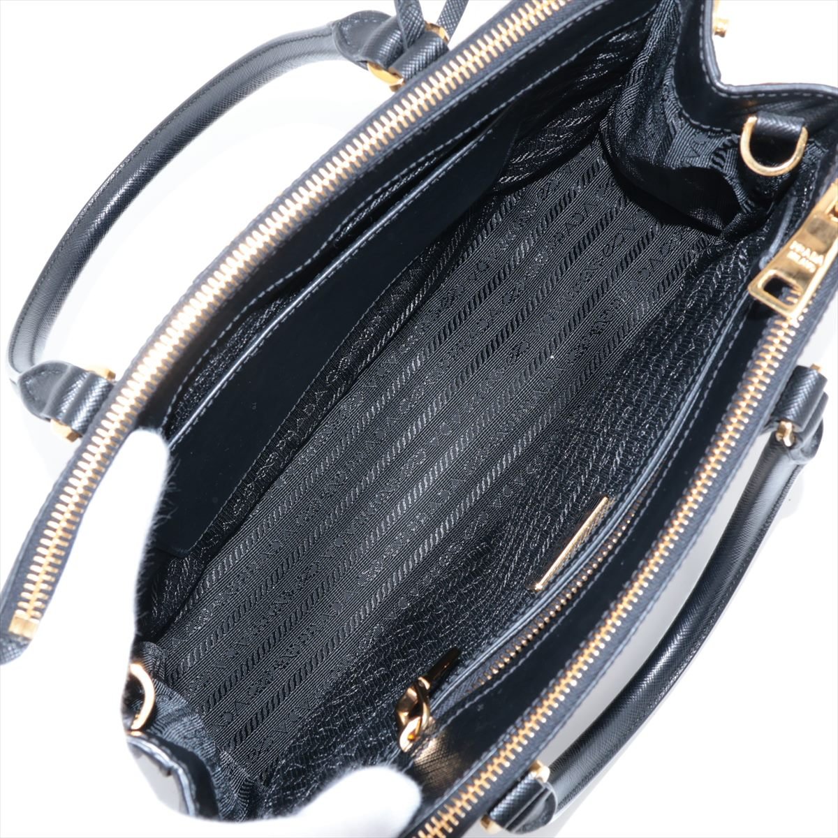 Prada Galleria Medium Saffiano Lux Leather 3-Ways Tote Handbag