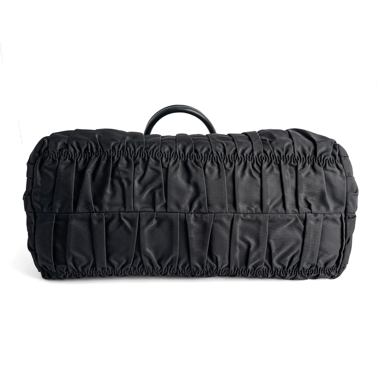 Second hand Prada Gaufre Econyl Nylon Tote Handbag Black - Tabita Bags