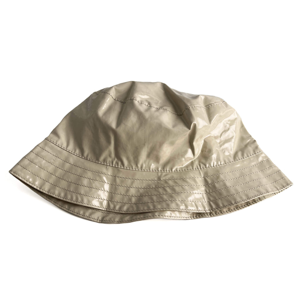 Second hand Prada Hat Waxed Cotton Hat Beige - Tabita Bags