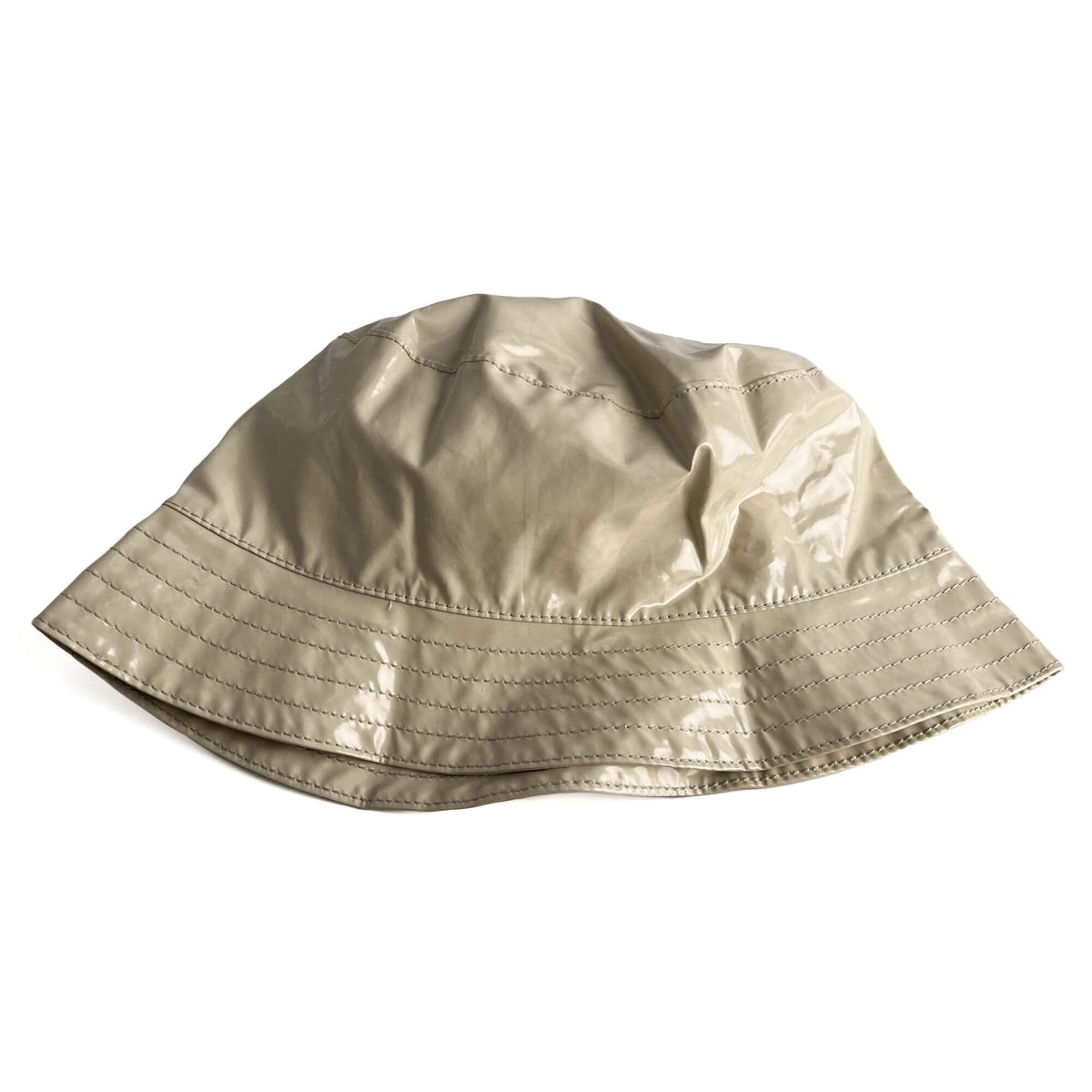 Second hand Prada Hat Waxed Cotton Hat Beige - Tabita Bags