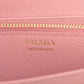 Second hand Prada Long Wallet Wallet Saffiano Leather Pink - Tabita Bags