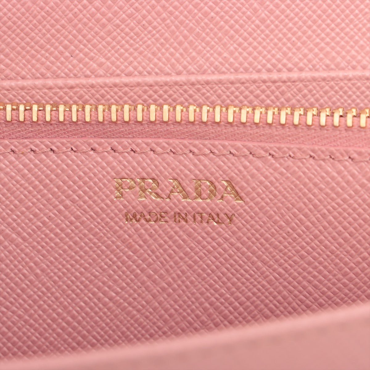 Second hand Prada Long Wallet Wallet Saffiano Leather Pink - Tabita Bags