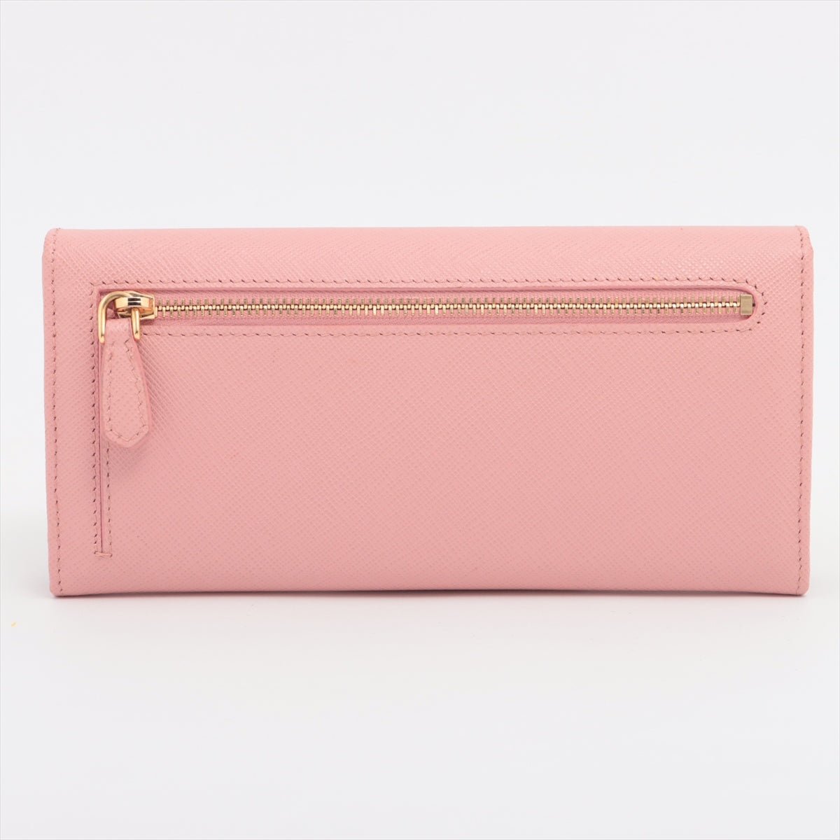 Second hand Prada Long Wallet Wallet Saffiano Leather Pink - Tabita Bags