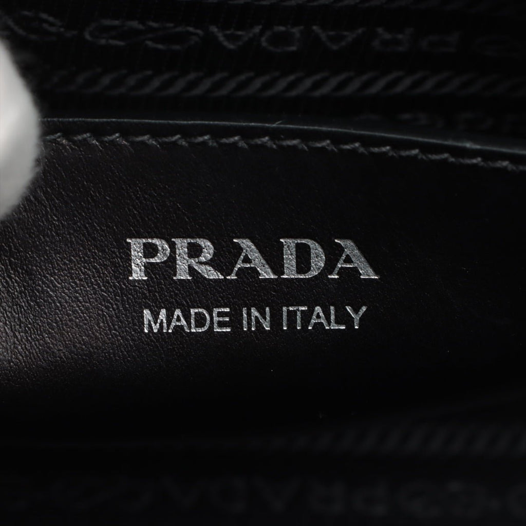 Second hand Prada Monochrome Mini Saffiano Leather Tote Handbag Black - Tabita Bags