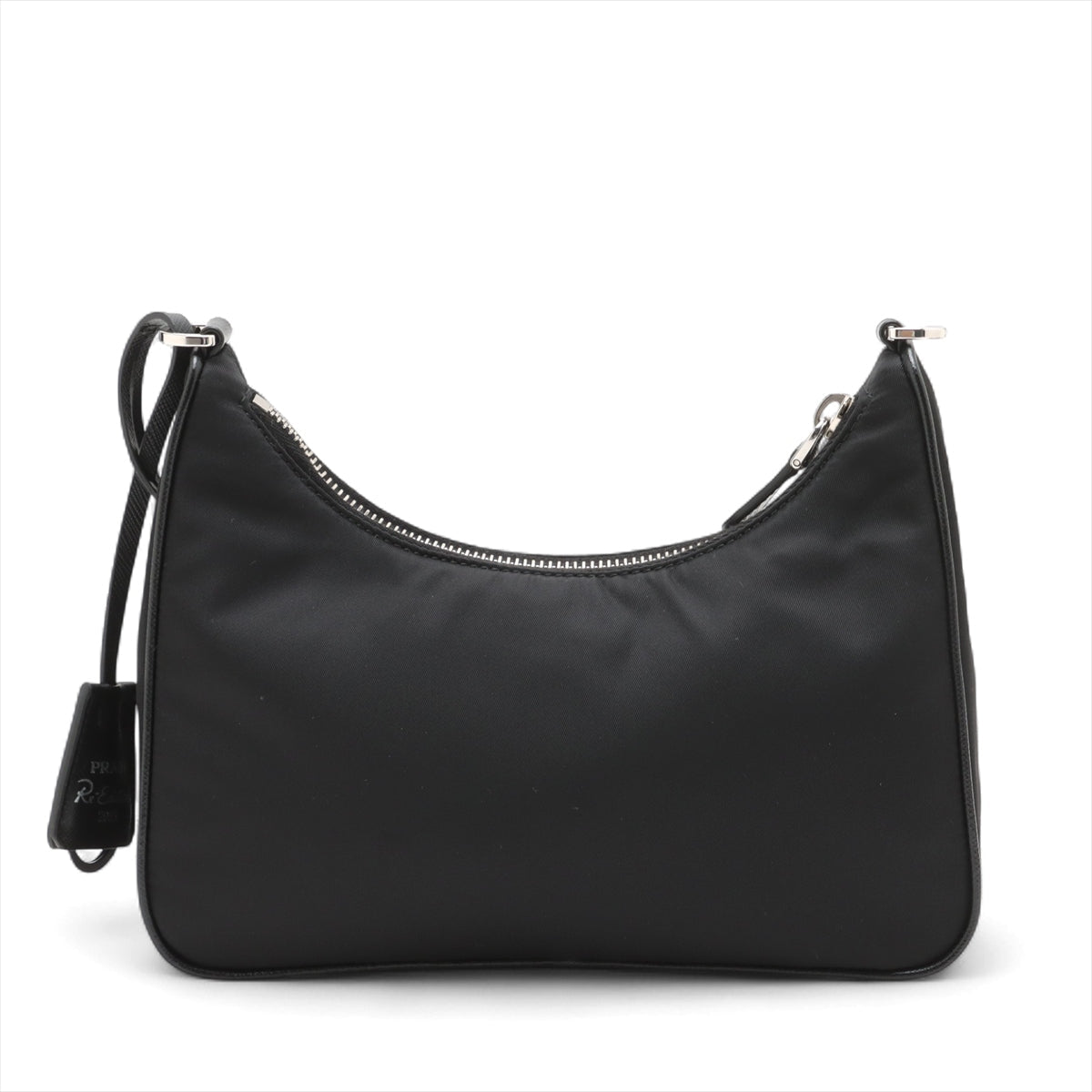 Second hand Prada Re-Edition 2005 Econyl Nylon Pouch Crossbody Black - Tabita Bags