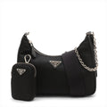 Second hand Prada Re-Edition 2005 Econyl Nylon Pouch Crossbody Black - Tabita Bags