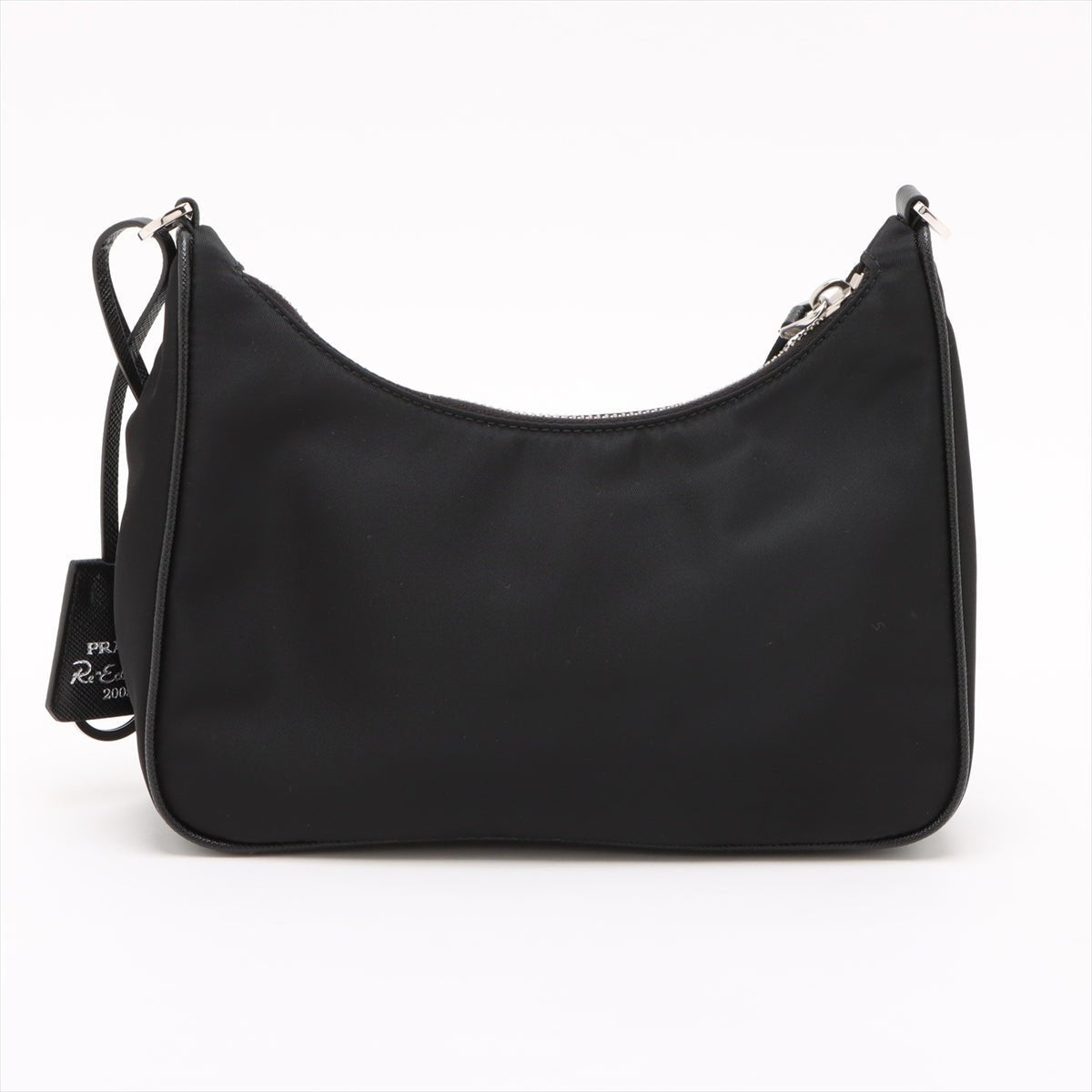 Second hand Prada Re-Edition 2005 Econyl Nylon Pouch Crossbody Black - Tabita Bags