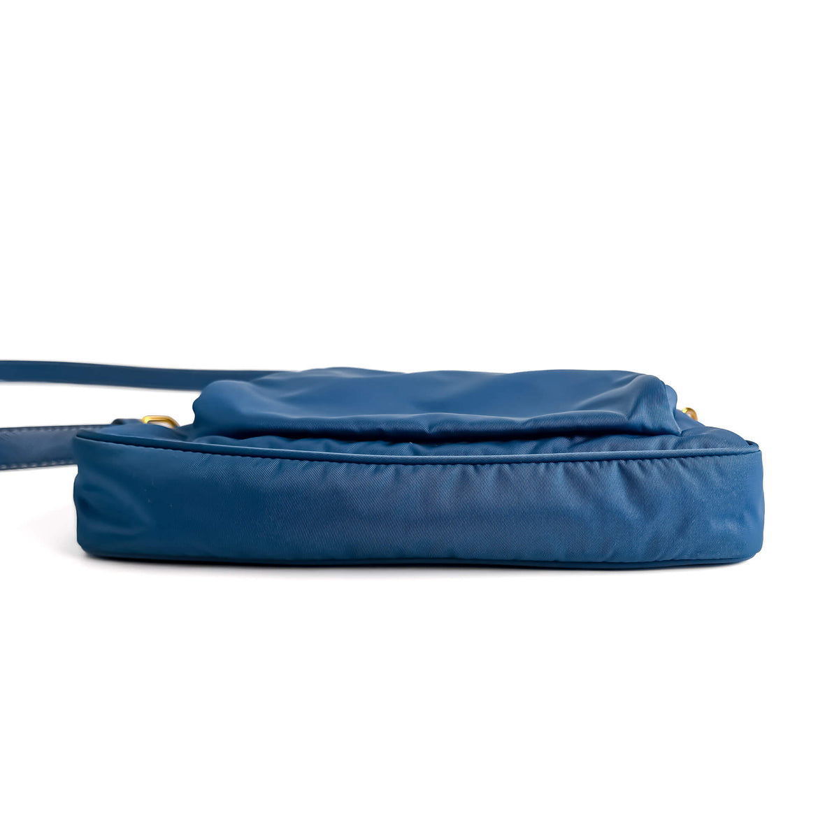 Second hand Prada Re - Edition Econyl Nylon With Wallet Satchel Crossbody Blue - Tabita Bags