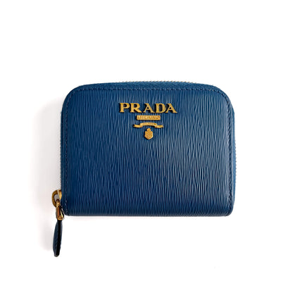 Second hand Prada Re - Edition Econyl Nylon With Wallet Satchel Crossbody Blue - Tabita Bags