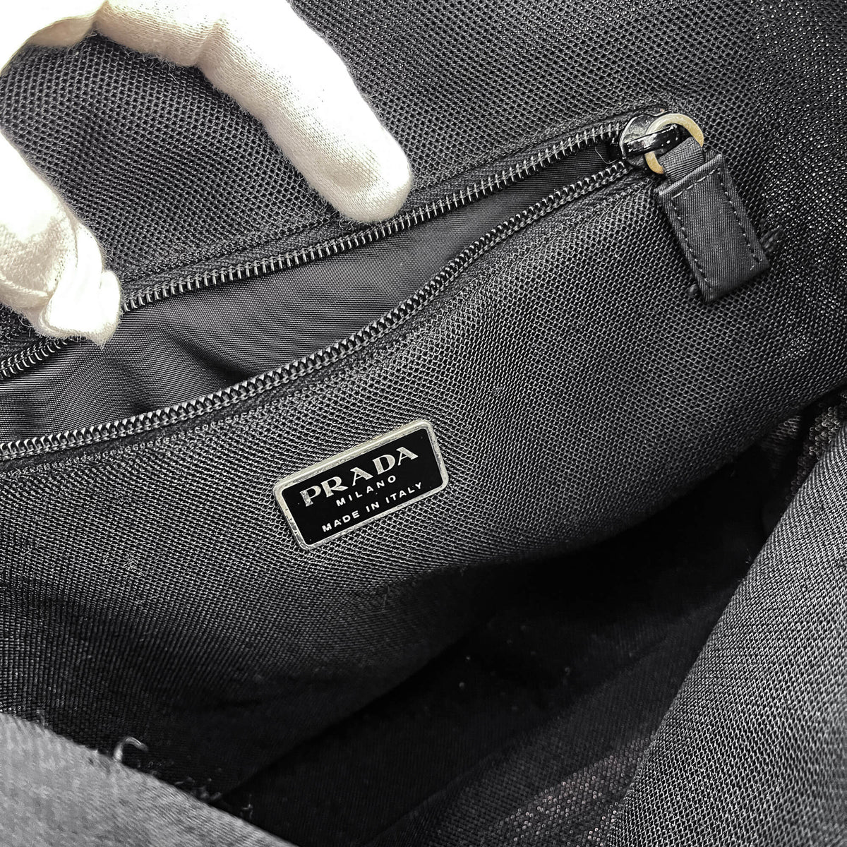 Second hand Prada Vintage RE - edition Econyl Nylon Tote Shoulder Bag Dust Pink - Tabita Bags