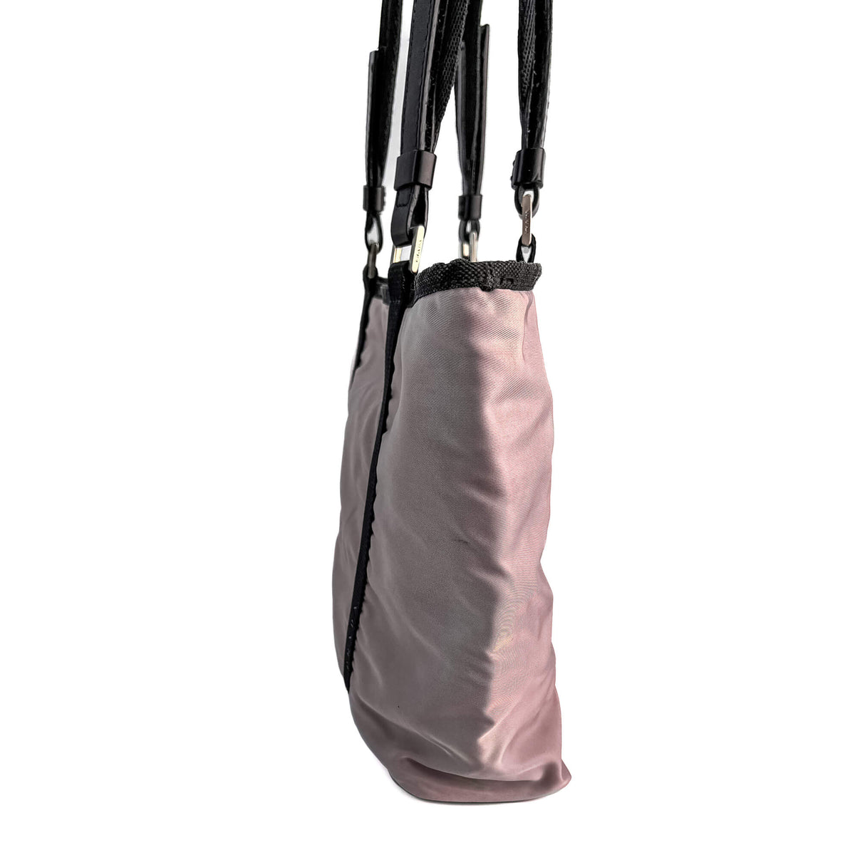 Second hand Prada Vintage RE - edition Econyl Nylon Tote Shoulder Bag Dust Pink - Tabita Bags