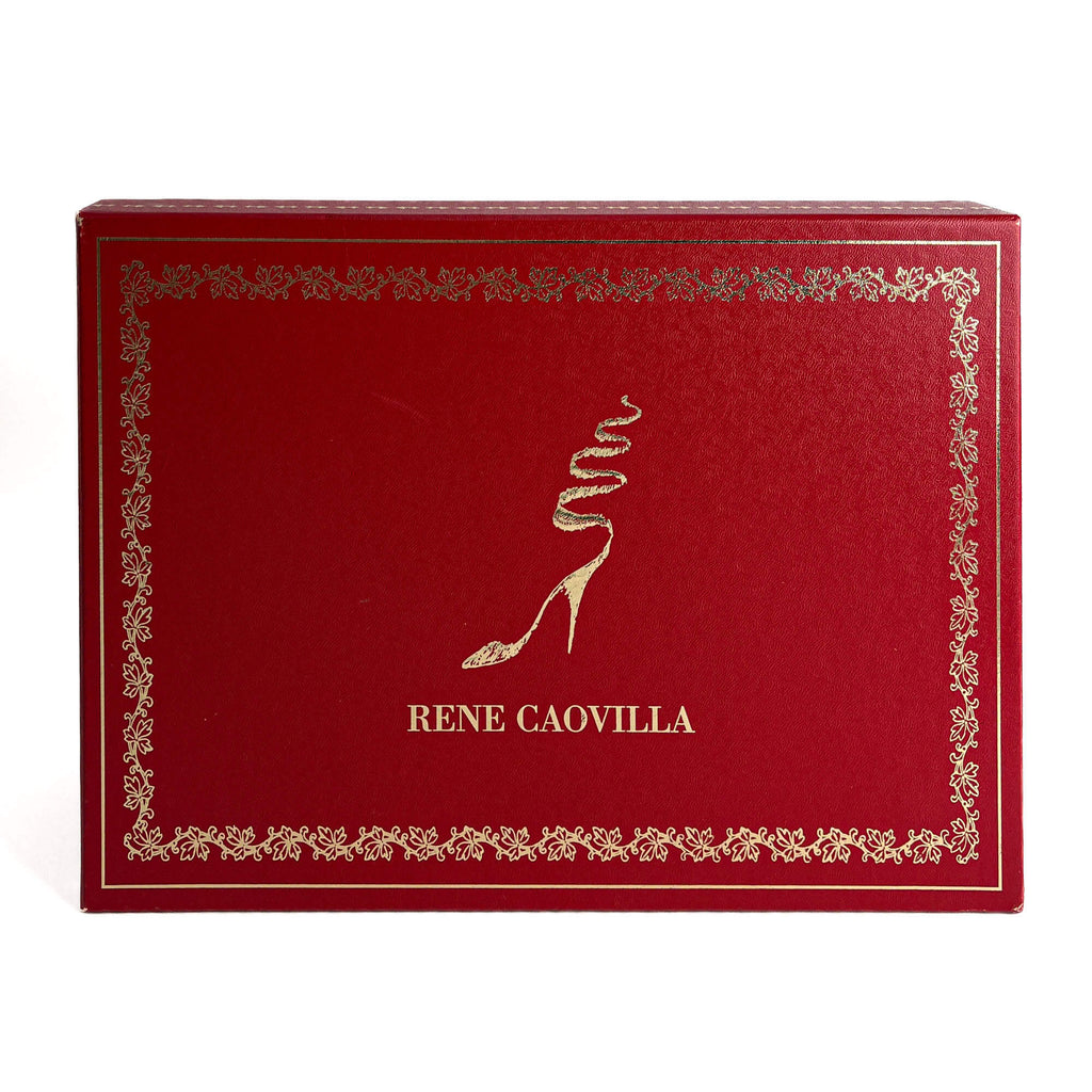 Second hand Rene Caovilla Galaxia 10.5 Leather Sandals 39 Metallic - Tabita Bags