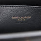 Second hand Saint Laurent Baby Cabas Leather 2-Ways Top-handle Bag Black - Tabita Bags