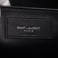 Second hand Saint Laurent Baby Cabas Leather 2-Ways Top-handle Bag Black - Tabita Bags