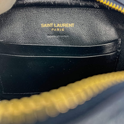 Second hand Saint Laurent Blogger Leather Camera Bag Navy - Tabita Bags