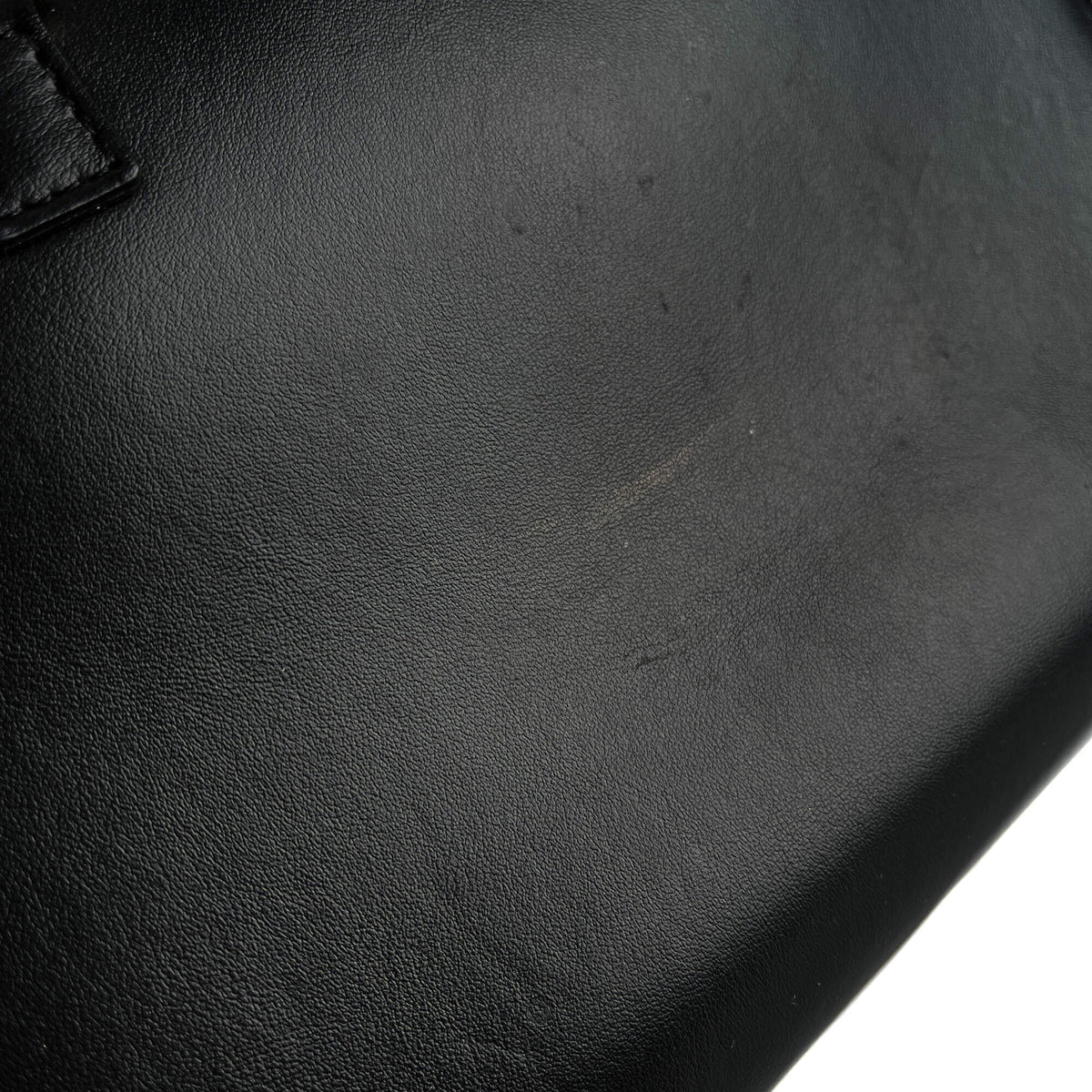 Second hand Saint Laurent Cabas Baby Leather 2 - Ways Top - handle Handbag Black - Tabita Bags
