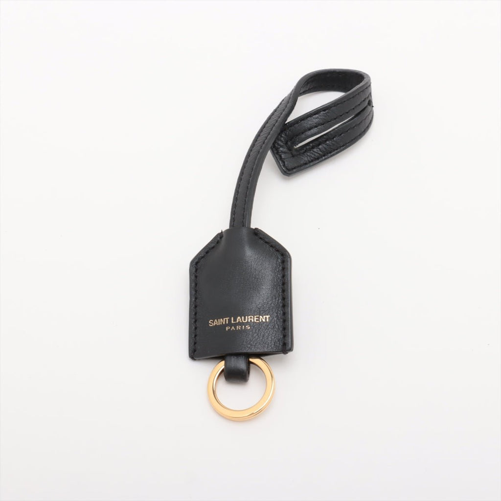 Second hand Saint Laurent Cabas Baby Leather 2 - Ways Top - handle Handbag Black - Tabita Bags