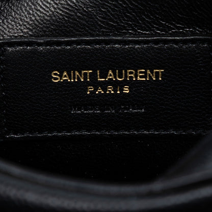 Second hand Saint Laurent Camera Grained Calfskin Leather Crossbody Black - Tabita Bags