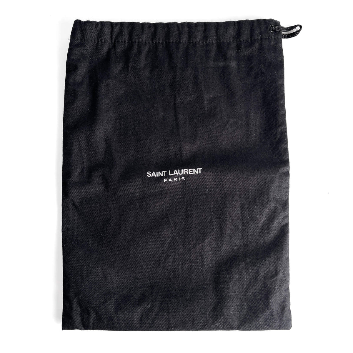Second hand Saint Laurent Cassandra Grained Leather 2 - Ways Wallet on Chain Crossbody Black - Tabita Bags