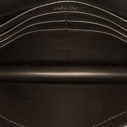 Second hand Saint Laurent Cassandra Leather Wallet on Chain Crossbody Black - Tabita Bags