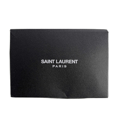 Second hand Saint Laurent Cassandre Small Leather Clutch Black - Tabita Bags