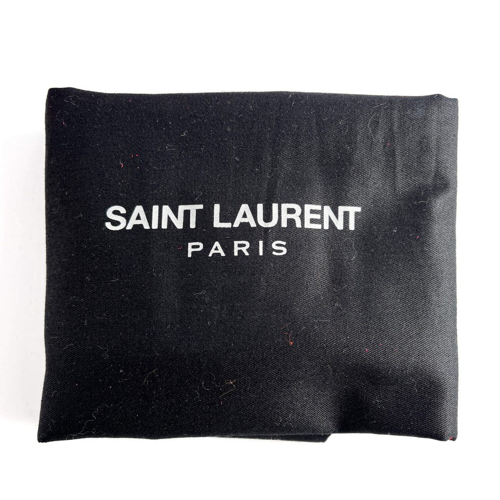 Second hand Saint Laurent Chyc Leather Flap Crossbody Pink - Tabita Bags