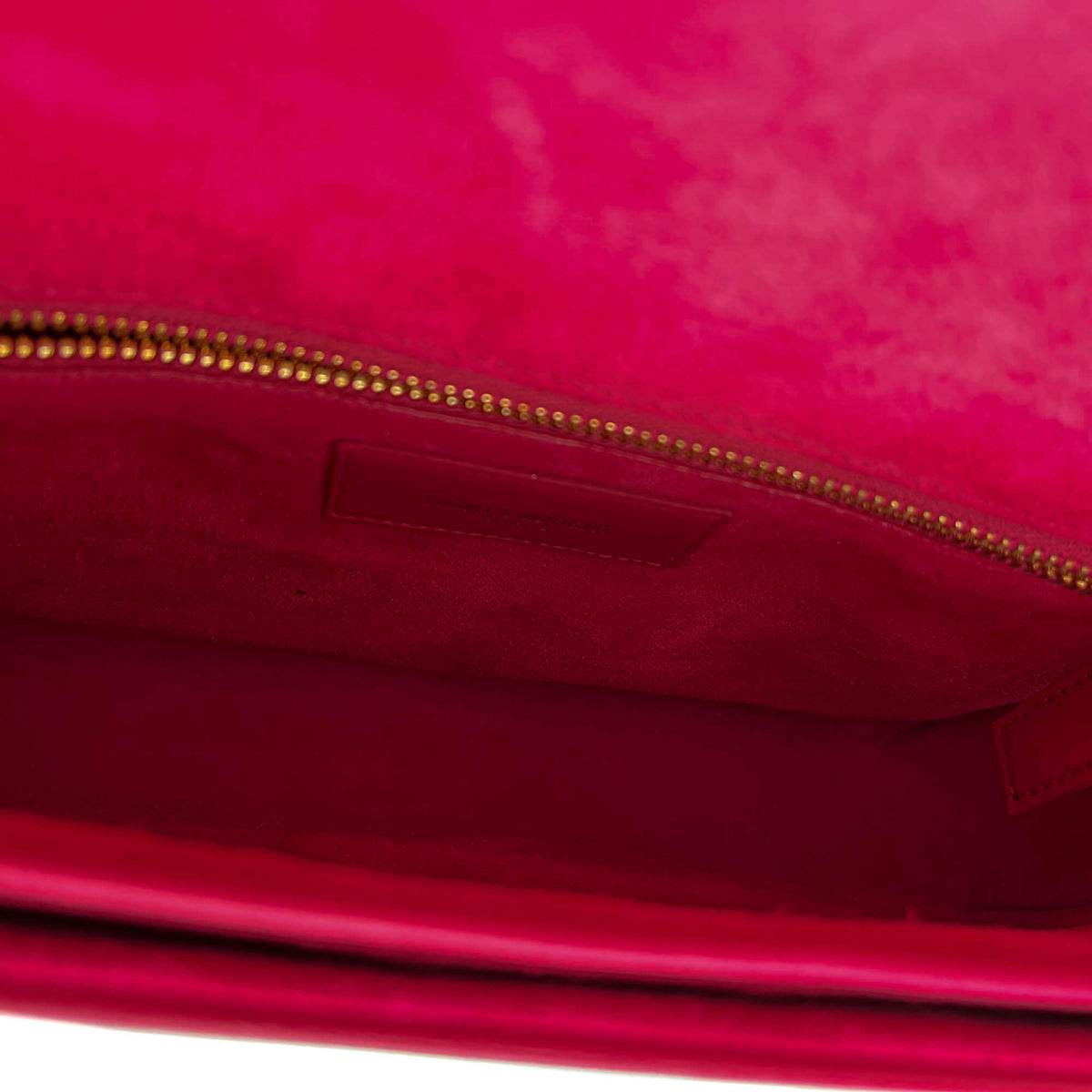 Second hand Saint Laurent Chyc Leather Flap Crossbody Pink - Tabita Bags