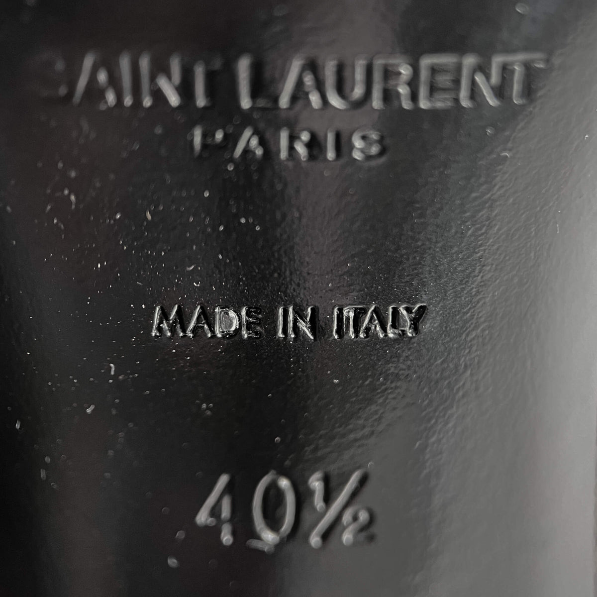 Second hand Saint Laurent Classic Paris Ela Suede High Heel Ankle Boots 40 1/2 Cinnamon - Tabita Bags